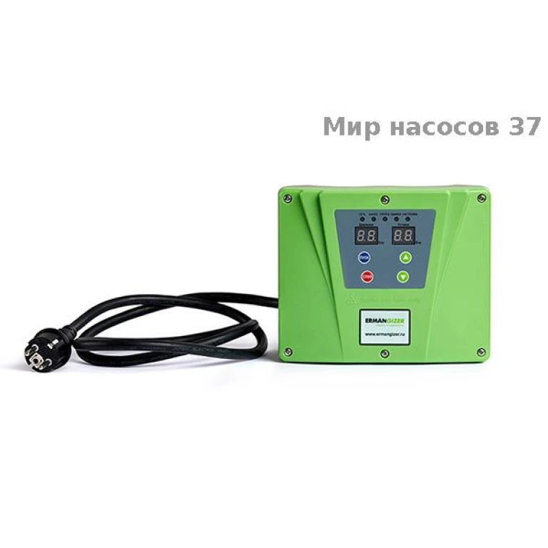 Частотный преобразователь ER-G-220-02-2,2 кв.т + Манометр с токовым выходом АДМ-100.3-0,6