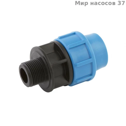 Муфта 25*1/2 нар. резьба ПНД