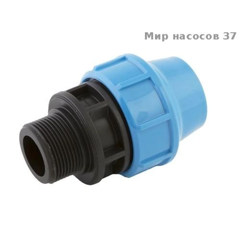 Муфта раз. нар.р. резьба 32*1 (ПЭ) Джилекс