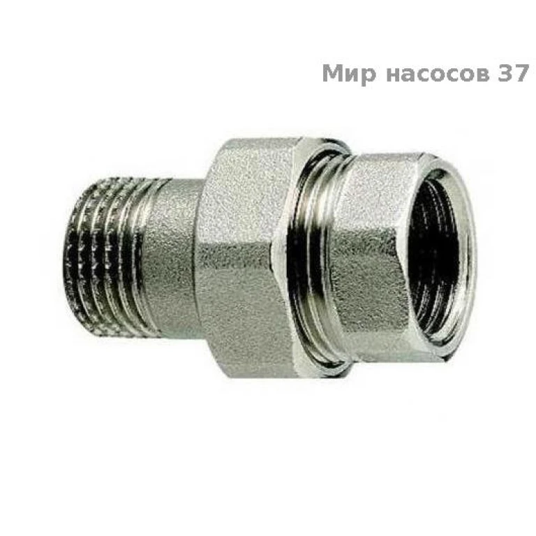 Муфта с нак. гайкой 1/2