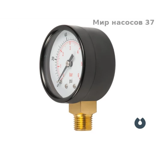 Манометр радиальный 6 бар Унипамп
