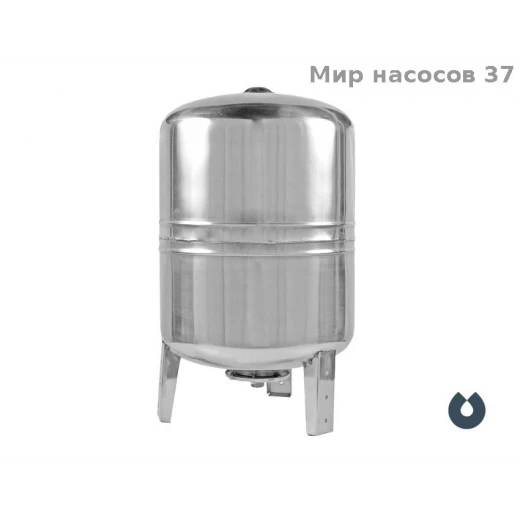 Гидроаккумулятор 80л нерж вертикальный Unipump