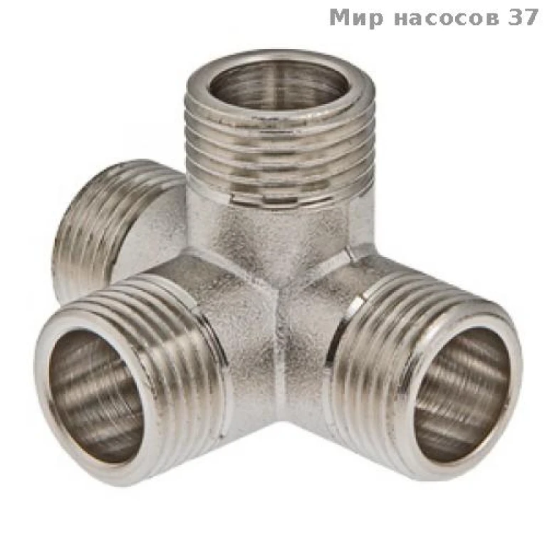 Крестовина 1/2 нар 2х плоскостная