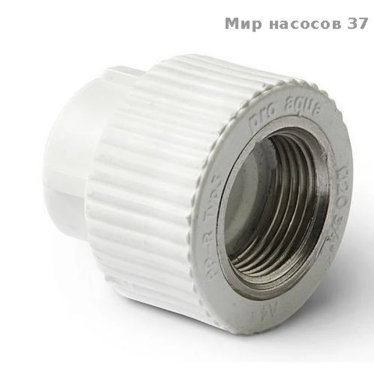 Муфта комбинированная BP 25x3/4 пп бел